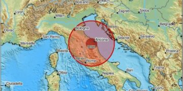 Terremoto 5.7 nelle Marche e oltre 30 scosse di assestamento, chiusa la linea ferroviaria