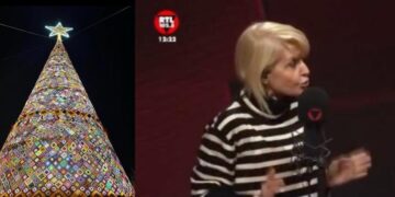 L’albero di Natale all’uncinetto di San Piero Patti cattura l’attenzione di Rtl 102.5