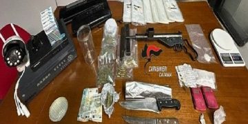 Blitz dei Carabinieri nel quartiere Librino, rinvenuti mitra, esplosivi e droga
