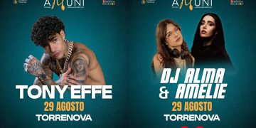 Torrenova: “Amunì 2026” continua a stupire, il 29 Agosto Tony Effe, Dj Alma & Amelie
