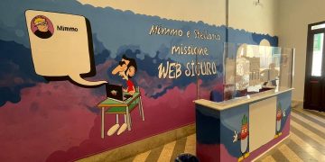 “Mimmo e Stellario – Web Sicuro”, quasi pronto il murales alla Mazzini