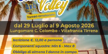 Villafranca Tirrena: da oggi al via la quinta edizione del Bauso Beach Volley