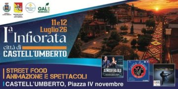 Castell’Umberto nel weekend si veste di colori. In programma l’Infiorata