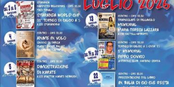 Castell’Umberto: partito il calendario delle manifestazioni del mese di Luglio