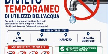 Capo d’Orlando: avviso per i cittadini nelle contrade che non potranno usufruire dell’acqua per uso potabile